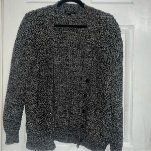 MANGO Knit Grey Cardigan